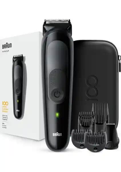 Braun MGK 5045 100. Yıl Max Serisi Erkek Bakım Kiti Şık Tasarım ve Uzun Pil Ömrüyle Öne Çıkıyor