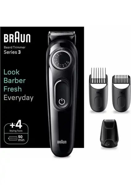 Braun Series 3 BT3420 Erkek Bakımında Çok Fonksiyonlu ve Yüksek Performanslı Tıraş Makinesi