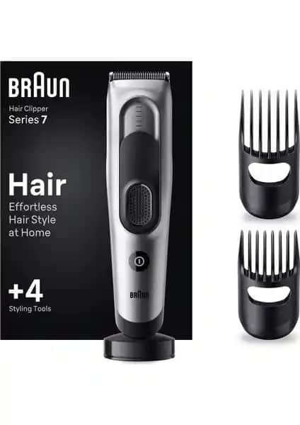 Braun Series 7 HC7390 Erkekler İçin Çok Yönlü ve Güçlü Saç Kesme Makinesi Özellikleri ve Kullanıcı Yorumları