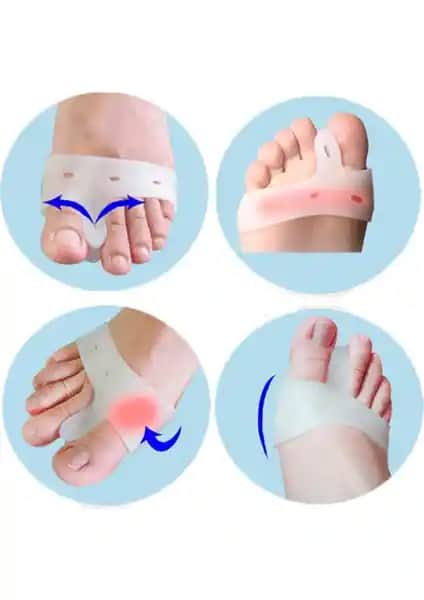 Bunyon Silikon Makaralı Ayak Baş Parmak Kemik Koruyucu Parmak Ayırıcı Ürün Özellikleri ve Kullanım Avantajları