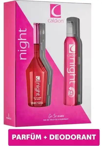 Caldion Night Kadın Parfüm Seti: Modern ve Çekici Kokularla Gece Şıklığı