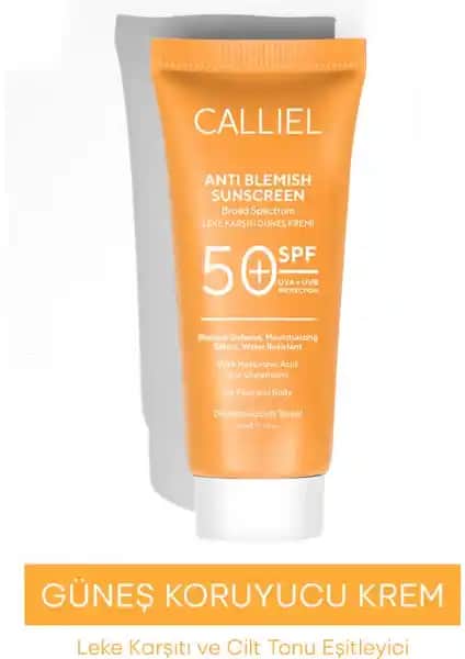 Calliel Leke Karşıtı Güneş Kremi: Yüksek Koruma ve Cilt Bakımı İçin Güçlü Formül