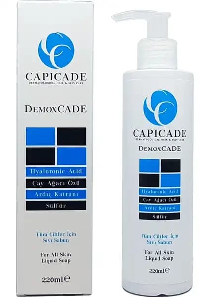 Capicade Demoxcade Sıvı Sabun: Doğal İçeriklerle Güçlendirilmiş Cilt Temizliği Ürünü