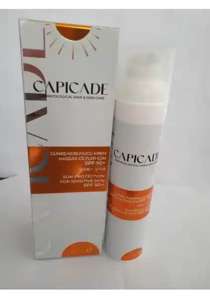 Capicade SPF 50+ Güneş Koruyucu Kremi Hassas ve Kızarık Ciltler İçin Güçlü Koruma Sağlar