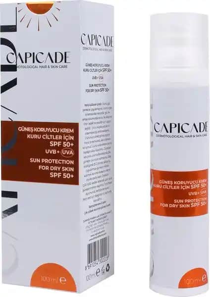 Capicade SPF50+ Güneş Koruyucu Krem: Kuru ve Hassas Ciltler İçin Yüksek Koruma Çözümü