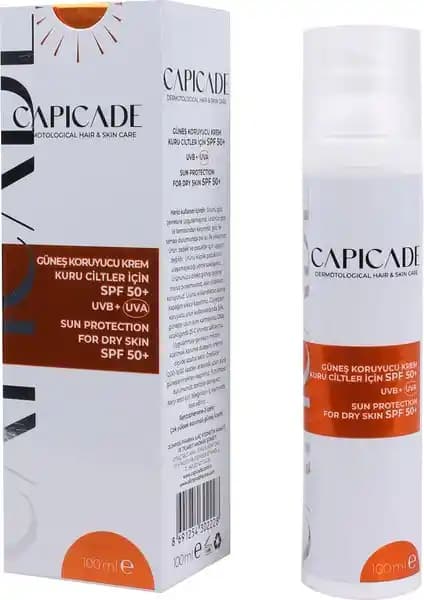 Capicade SPF50+ Güneş Koruyucu Krem: Kuru ve Hassas Ciltler İçin Yüksek Koruma Çözümü