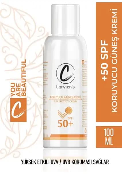 Carvien's SPF 50+ Güneş Kremi: Güçlü Koruma ve Nemlendirme Özellikleriyle Yaz Bakımı