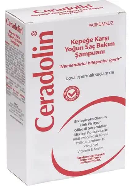 Ceradolin Kepeğe Karşı Yoğun Saç Bakım Şampuanı: Kepek ve Saç Sağlığı İçin Etkili Çözüm