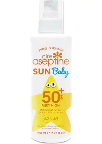 Cire Aseptine Sun Baby SPF50+ Losyon: Güvenilir Çocuk Güneş Koruyucu Ürün