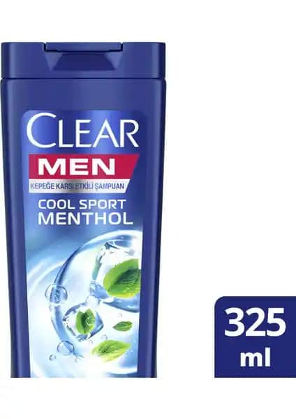 Clear Men Kepeğe Karşı Etkili Şampuan Cool Sport Menthol: Kepek ve Yağlanmaya Karşı Etkili Erkek Şampuanı