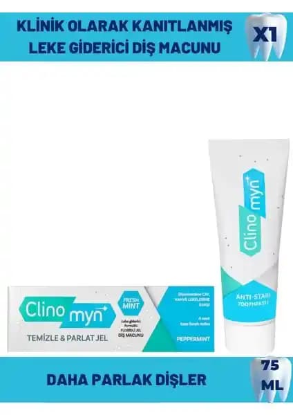 Clinomyn Jel Diş Beyazlatıcı ve Parlatıcı Diş Macunu: Günlük Kullanım İçin Etkili Çözüm