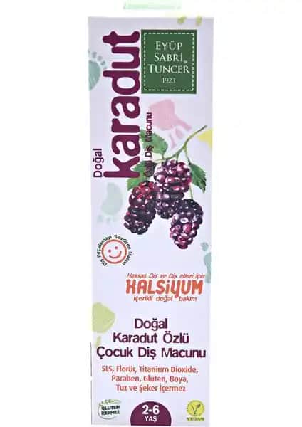 Çocuklar İçin Doğal ve Güvenli Karadut Özlü Diş Macunu Özellikleri ve Faydaları