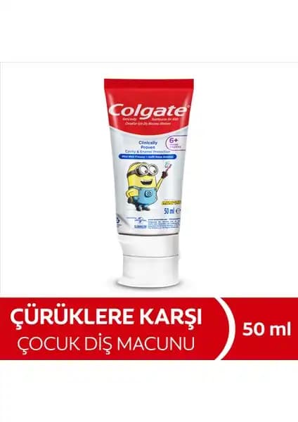 Çocuklar İçin Güvenli ve Etkili Colgate Minions 6 Yaş+ Çürüklere Karşı Diş Macunu Tanıtımı ve İncelemesi