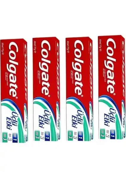 Colgate Diş Macunu Üçlü Etki 50 ml Ferahlatıcı ve Güçlendirici Temizlik Sağlar