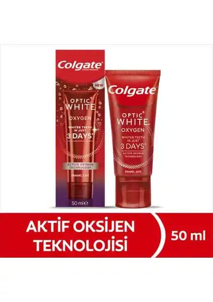 Colgate Optic White Oxygen Aktif Oksijen Teknolojisi Beyazlatıcı Diş Macunu İncelemesi