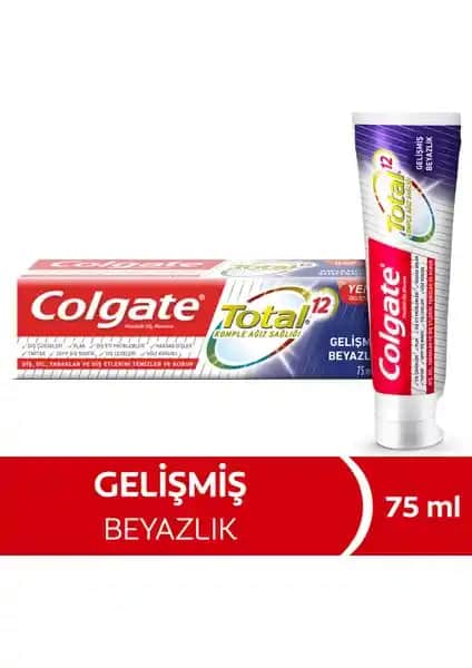 Colgate Total Gelişmiş Diş Macunu: Beyazlatıcı ve Ferahlatıcı Özellikleriyle Günlük Ağız Bakımı