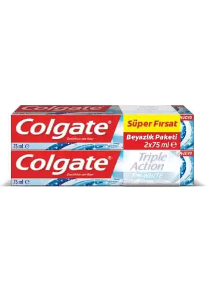 Colgate Triple Action Extra White Diş Macunu ile Güçlü ve Parlak Gülüş İçin Uygun Seçenek