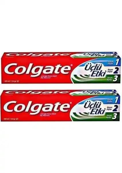 Colgate Üçlü Etki Diş Macunu 2'li Paket: Temizlik ve Ferahlık Sağlayan Güvenilir Ürün