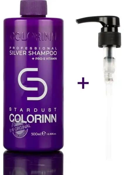 Colorinn Stardust Silver Mor Şampuan ile Renk Koruma ve Parlaklık Sağlama