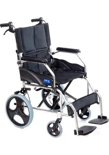 Comfort Plus KY863LAJ-A12 Hafif ve Katlanabilir Alüminyum Tekerlekli Sandalye