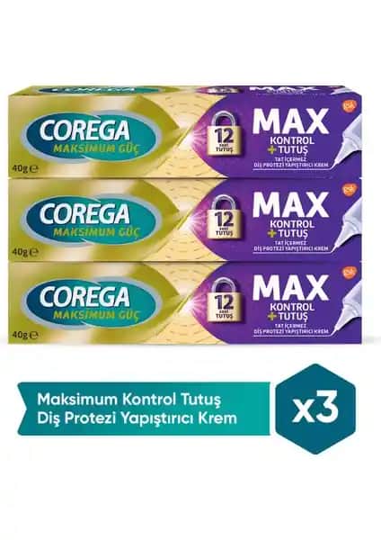 Corega Maksimum Kontrol Yapışıtırıcı Krem: Güvenilir Protez Sabitleme Çözümü