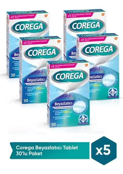 Corega Tablet 150 Adet diş protezi hijyeni ve bakımı için etkili çözüm