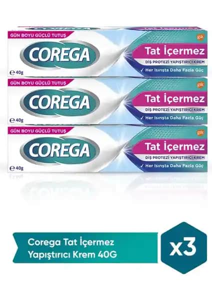 Corega Tat İçermeyen Diş Protezi Yapıştırıcı Krem: Güvenli ve Konforlu Kullanım İçin