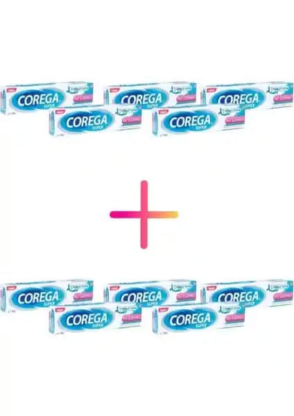 Corega Tat İçermeyen Protez Yapıştırıcı 40G x 10 Kutu Güvenli ve Etkili Kullanım