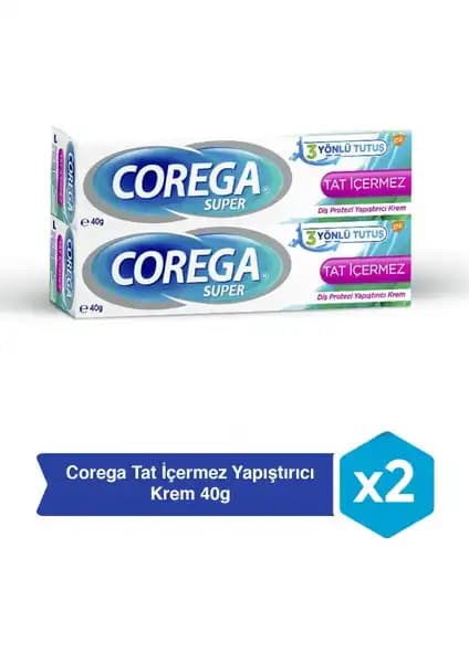 Corega Tat İçermez Yapıştırıcı Krem ile Güvenli ve Etkili Diş Protezi Sabitleme Çözümü