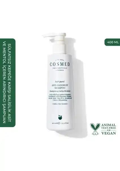 Cosmed Hair Guard Anti-Dandruff Şampuanı Kepeğe Karşı Etkili ve Hassas Saç Derisi İçin Uygun Çözüm