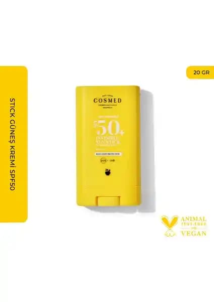 Cosmed Invisible Sun Stick SPF 50: Hassas Ciltler İçin Yüksek Koruma ve Doğal İçerik