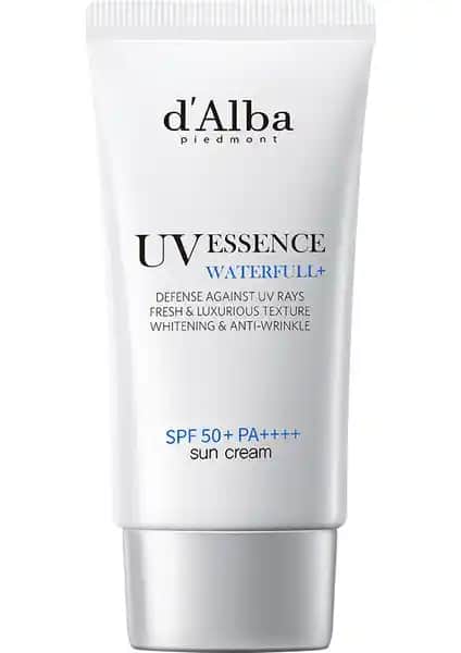 d'Alba Dalba Waterful Essence Sun Cream Güney Kore Üretimi Hafif ve Yüksek Koruma Güneş Kremi