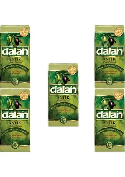 Dalan 5'li Antik Pirina Doğal Zeytinyağlı Sabun Cilt Temizliği ve Bakımı İçin