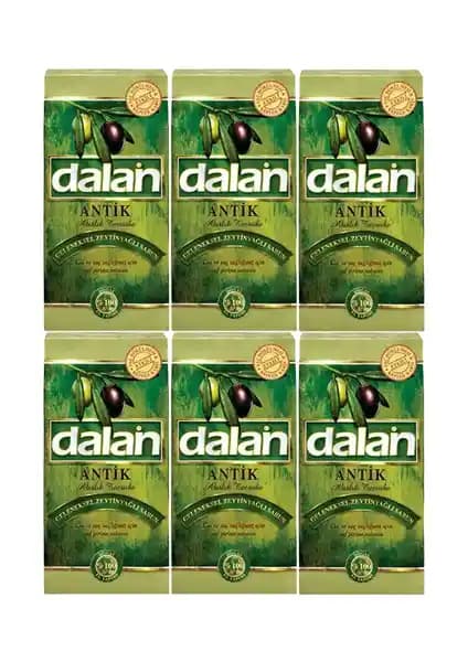 Dalan 5'li Antik Pirina Zeytinyağlı Sabunlar Doğal ve Geleneksel Cilt Temizliği İçin