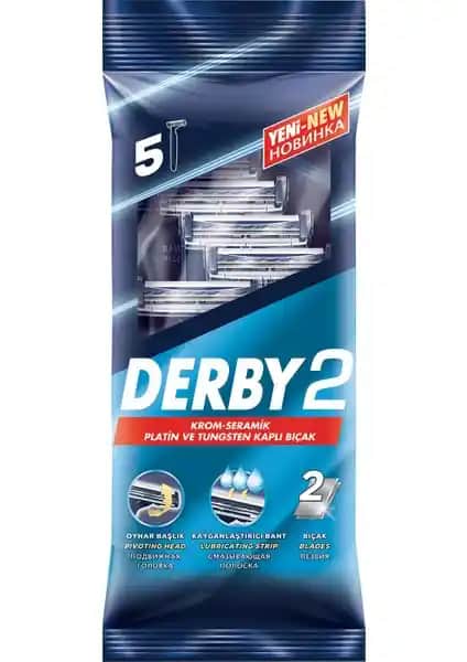 Derby 2 5'li Poşet Tıraş Bıçağı Seti: Yüksek Kalite ve Konforlu Tıraş Deneyimi