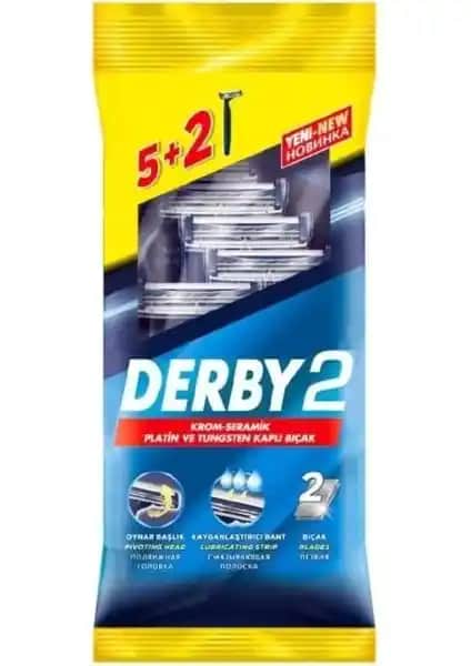 Derby 2 Bıçaklı Tıraş Bıçağı 5+2 Poşet Günlük Kullanım ve Konfor İçin Tasarlandı