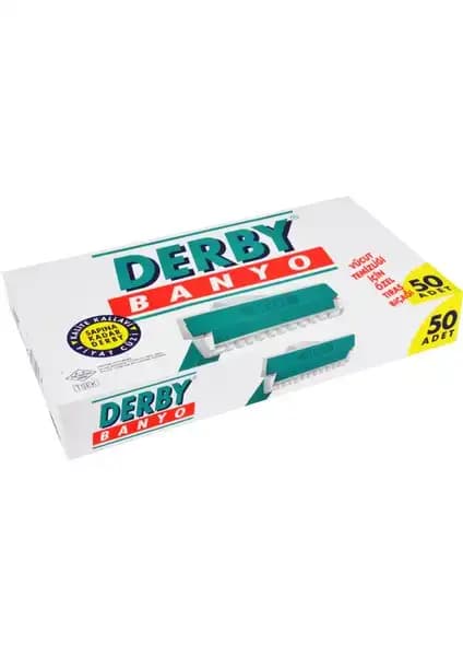 Derby Banyo Tıraş Bıçağı 50'li Kartela ile Güvenilir ve Hijyenik Tıraş Deneyimi