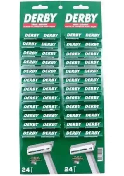 Derby Kartela Tek Traş Bıçağı 48 Adet ile Güvenli ve Ekonomik Tıraş Deneyimi