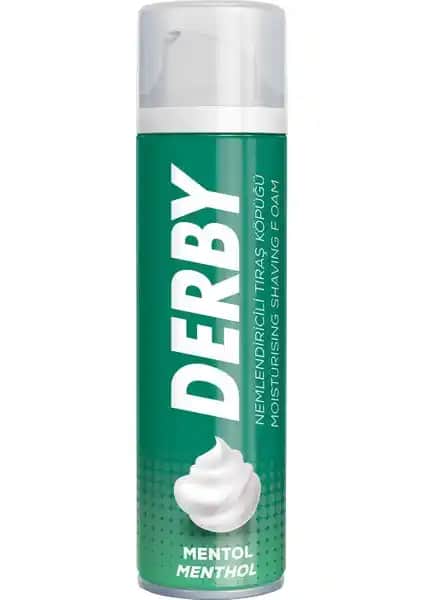 Derby Mentol Tıraş Köpüğü 200 ml ile Ferahlatıcı ve Kolay Tıraş Deneyimi