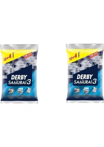 Derby Samurai 3 Tıraş Bıçağı Seti: Ergonomik Tasarım ve Yüksek Performans