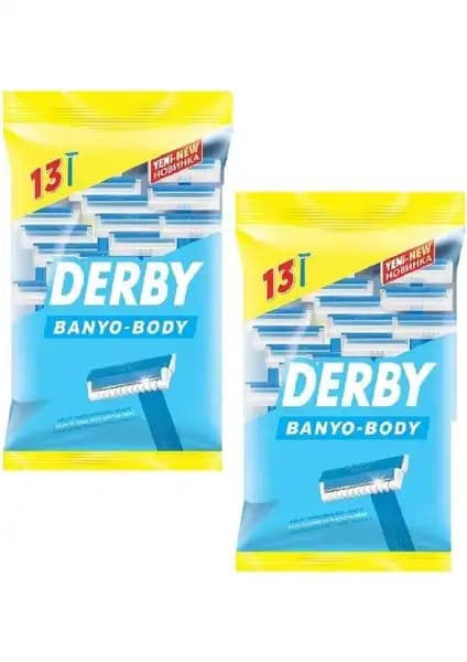 Derby Tıraş Bıçağı Banyo 10+3: Uzun Ömürlü ve Güvenilir Erkek Bakım Ürünü