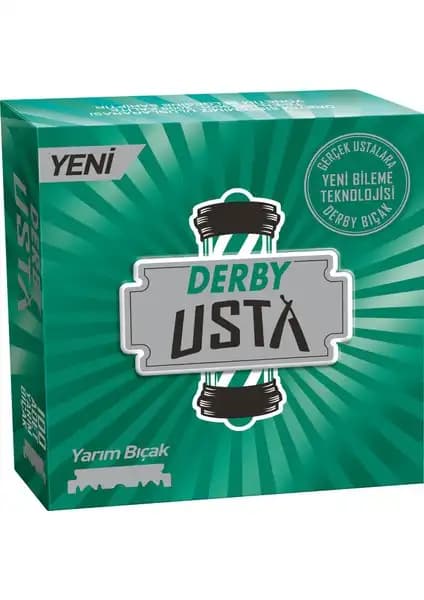 Derby Usta Yarım Bıçak 100'lü: Keskinlik ve Konfor Sunan Tıraş Bıçağı Teknolojisi