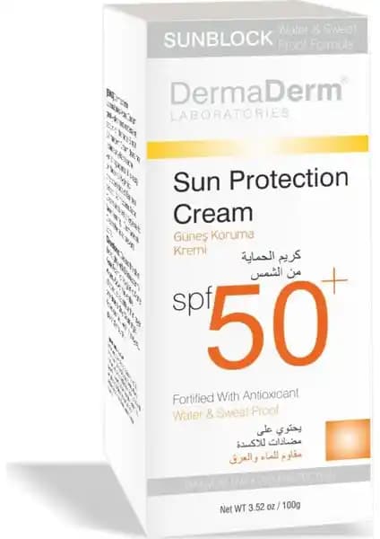 Dermaderm SPF 50+ Güneş Koruma Kremi Hassas Ciltler İçin Güçlü ve Güvenilir Koruma Sağlar