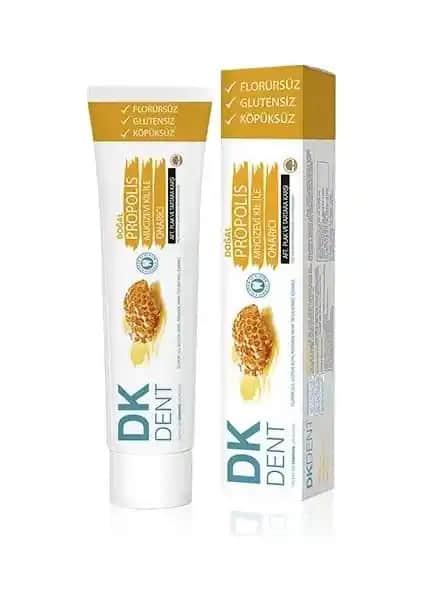 Dermokil DKDENT Propolis Florürsüz Doğal Diş Macunu: Doğal İçeriklerle Güçlü ve Sağlıklı Diş Bakımı