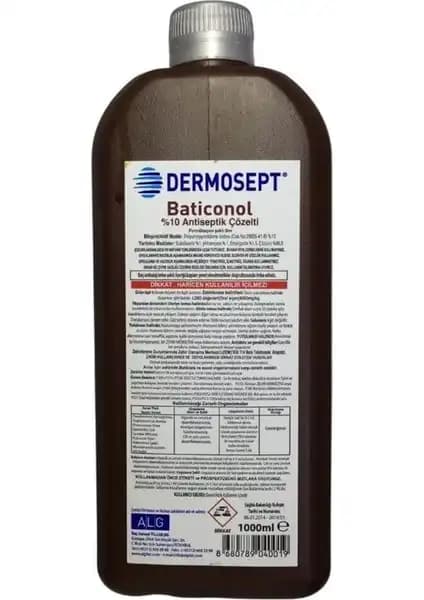 DERMOSEPT Baticonol Çözelti: Sağlık ve Hijyen İçin Güvenilir Antiseptik Çözüm