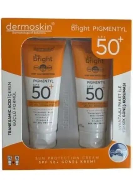 Dermoskin Be Bright Pigmentyl SPF 50+ Güneş Koruyucu Kuru ve Leke Eğilimli Ciltler İçin