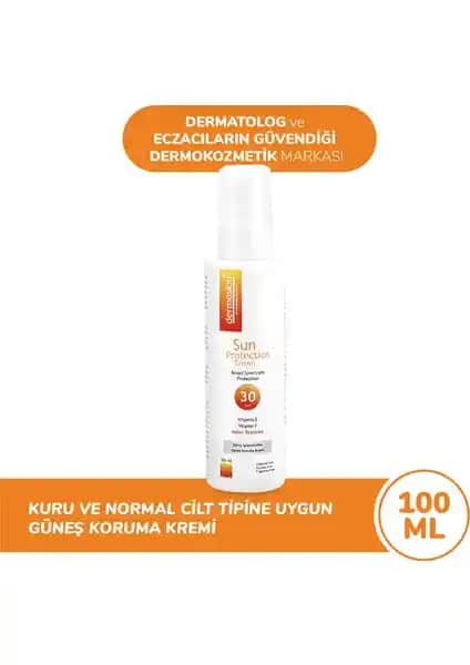 Dermoskin SPF30 Güneş Koruyucu Krem: Kuru Ciltler İçin Hafif ve Güvenilir Koruma