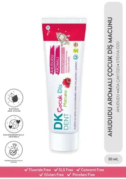 Dk Dent Ahududu Aromalı ve Adaçayı Özlü Çocuk Diş Macunu Özellikleri ve Faydaları