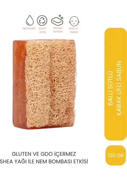 Doğal Kabak Lifli Ballı Sütlü Sabun ile Cilt Temizliği ve Nemlendirme