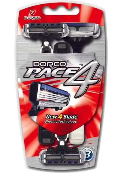 Dorco Pace 4 Kullan-At Tıraş Bıçağı: Hassas Ciltler İçin Yüksek Performanslı ve Konforlu Çözüm
